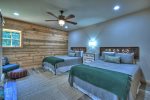 Once In A Blue Ridge - Lower Level Double Queen Bedroom